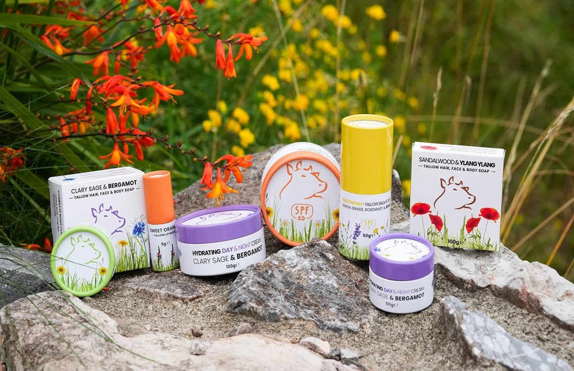 Organic tallow skincare website